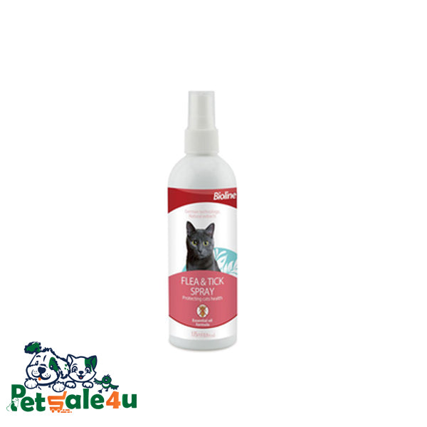 بخاخ للحيوانات الأليفة - بخاخ للبراغيث والقراد للقطط 175 مل