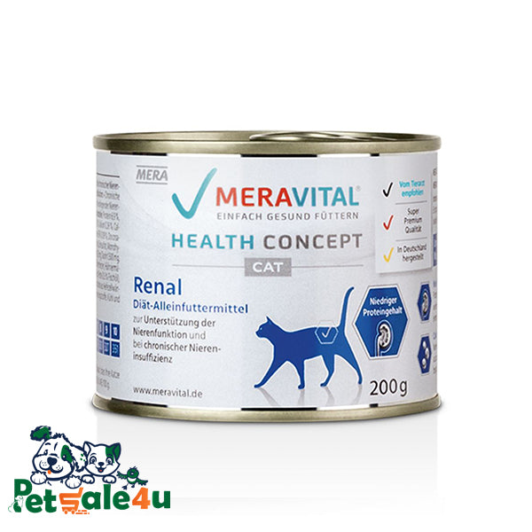 طعام ميرافايتال هيلث كونسيبت المعلب لدعم كلى القطط من ميرا، 200 جرام