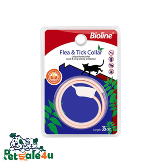 طوق البراغيث والقراد للقطط - نكهة البرتقال الحلو 35 سم