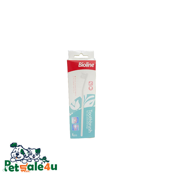 فرشاة أسنان للقطط والكلاب الصغيرة 4 قطع