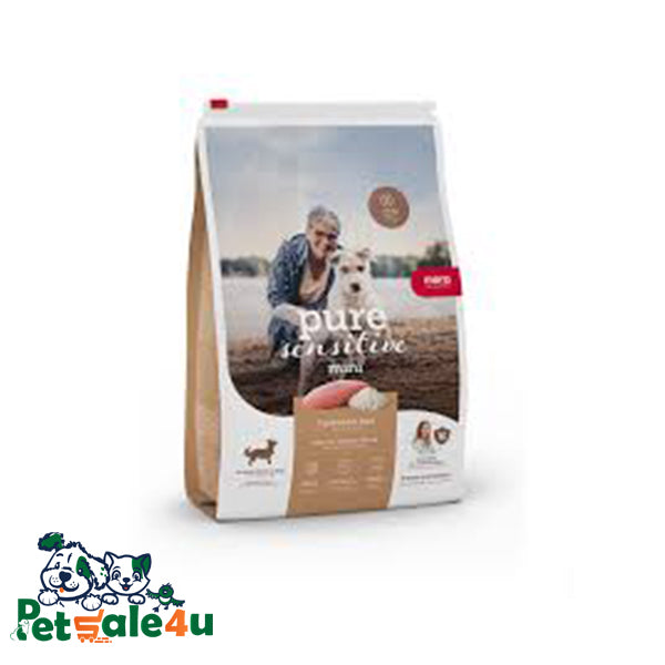 بيور سينسيتف ميني لحم الديك الرومي والأرز، طعام للكلاب البالغة مضاد للحساسية، 4 كجم