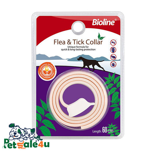 طوق البراغيث والقراد للكلاب - نكهة البرتقال الحلو 60 سم